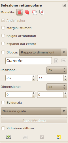 Tool Options Dialog
